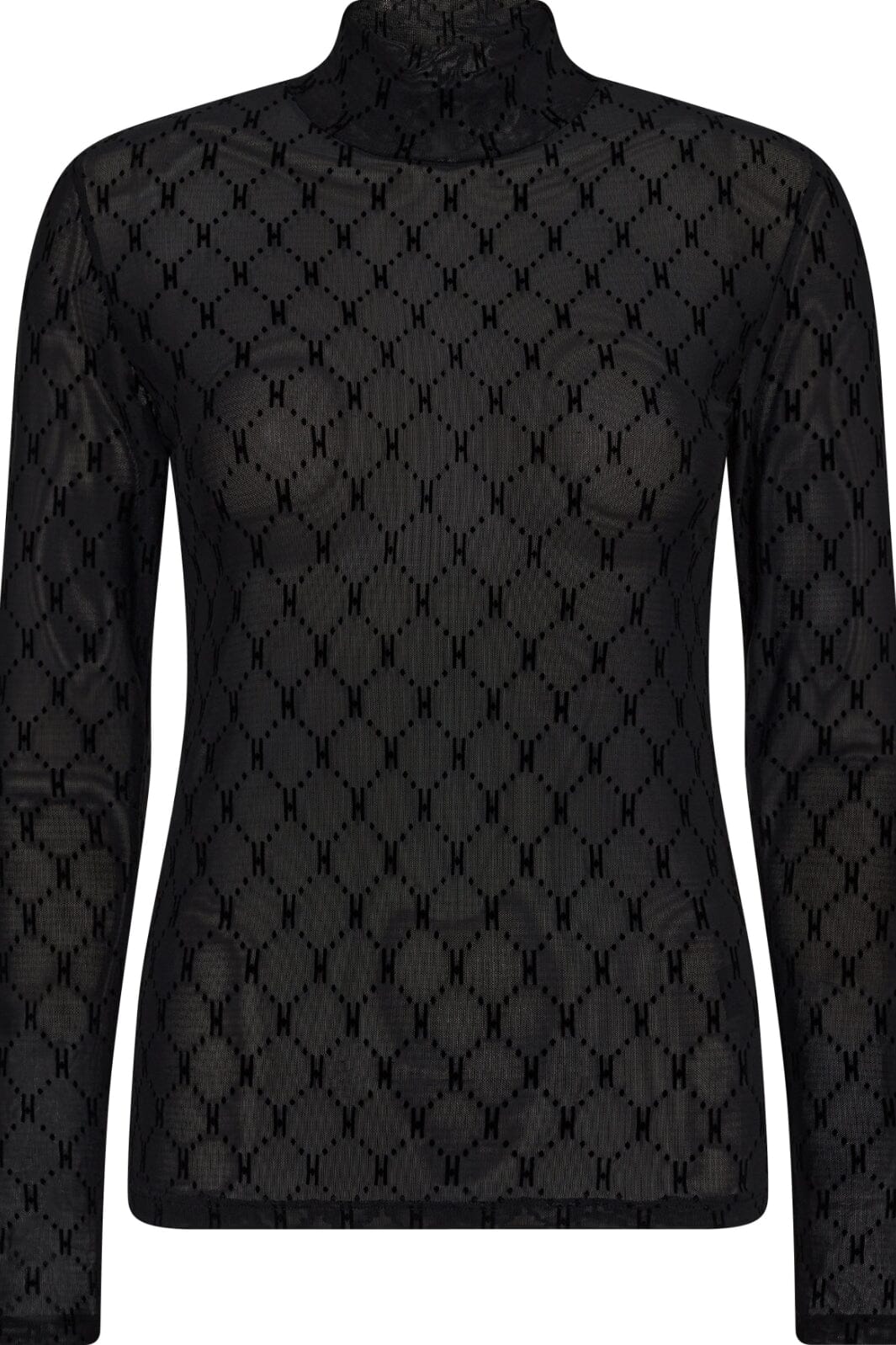 Hype The Detail - Mesh Turtle Neck 315-14 - 9 Sort