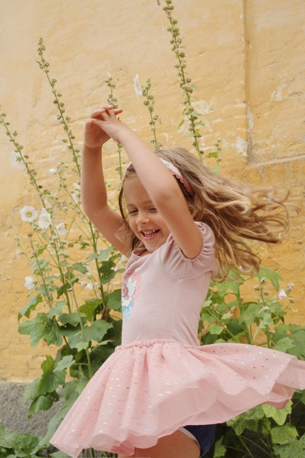 Konges Sløjd - Ada Fairy Ballerina Glitter Dress Ks103299 - Fairy Etoile Holographic Pink