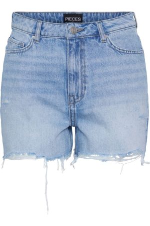 Pieces - Pcsummer Dest Lb Shorts - 4405831 Light Blue Denim Mode
