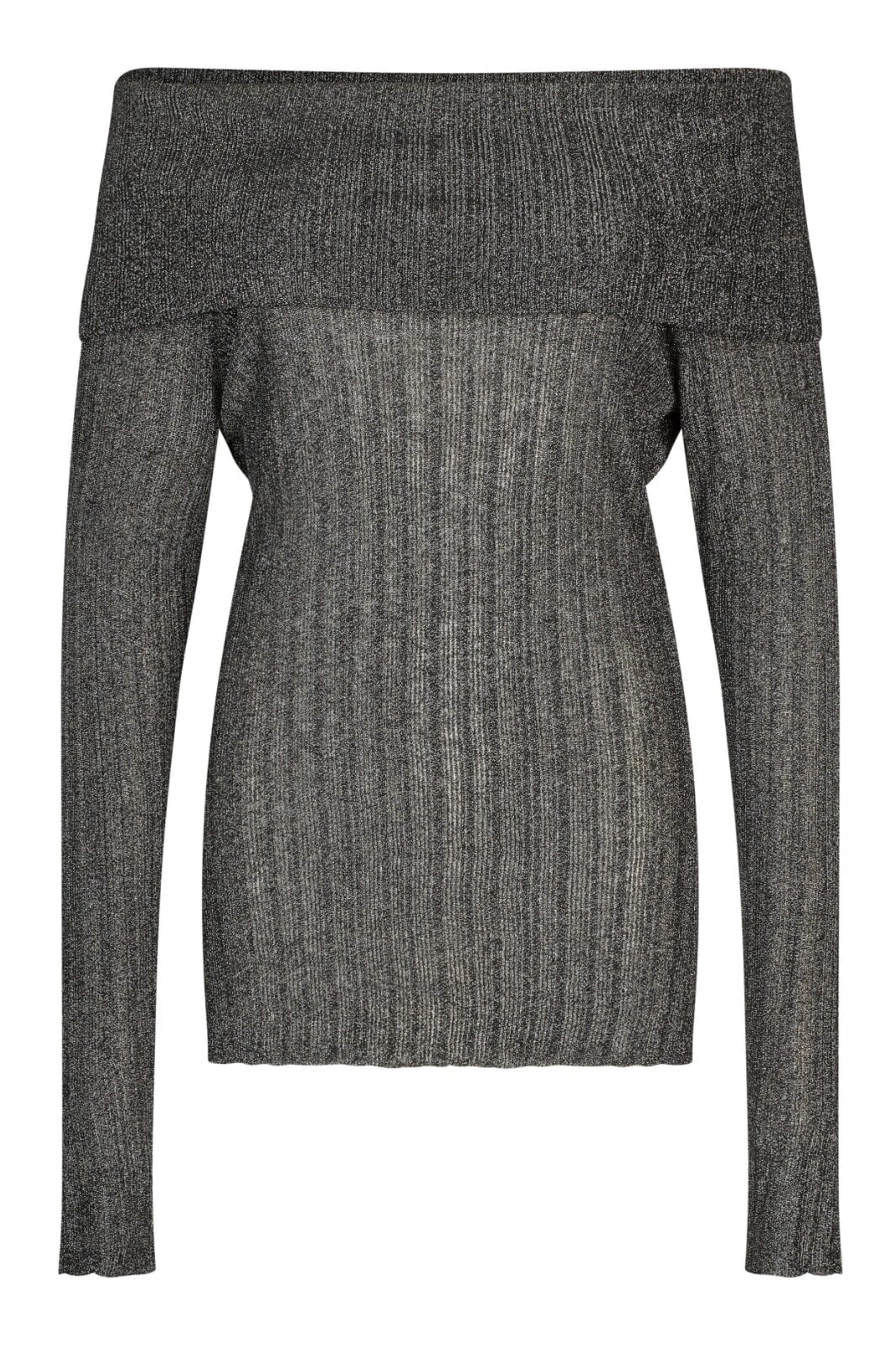 Second Female - Ellis Knit Off Shoulder 59115 - 8001 Black