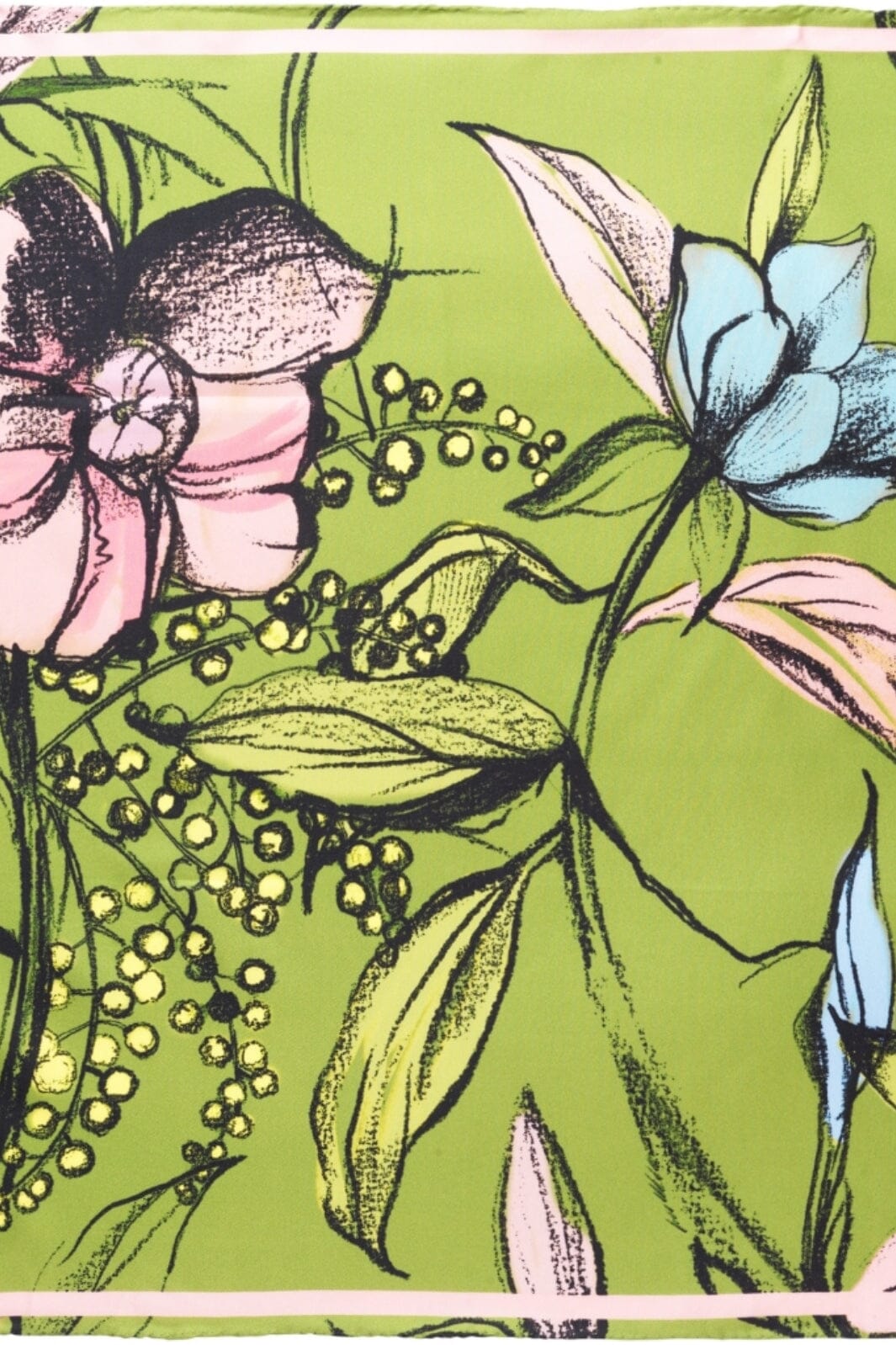 Stine Goya - 2287 Silk Scarves, Small Scarf sg-ss25-a010-2287 - Pencil Garden Levere