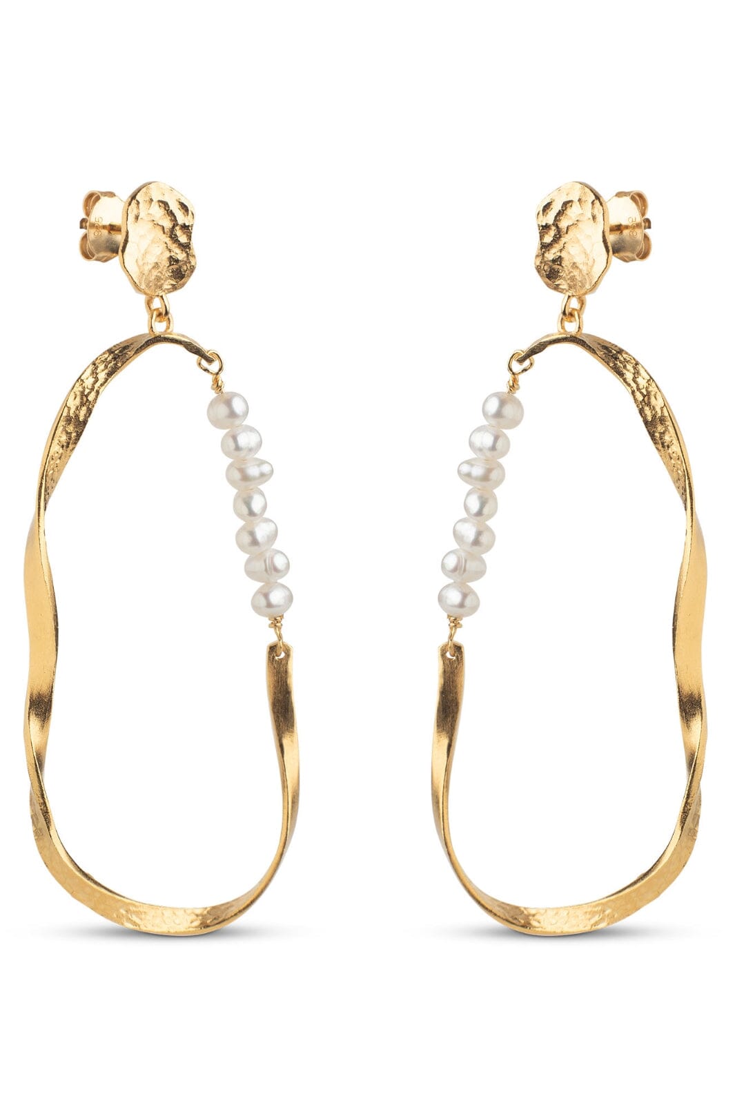 Enamel Copenhagen - Earring, Aloma Pearl Large - Pearls