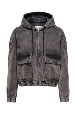Only - Onlkenzie-Mouna L/S Wash Cord Jacket - 4615664 Black Denim Online nu