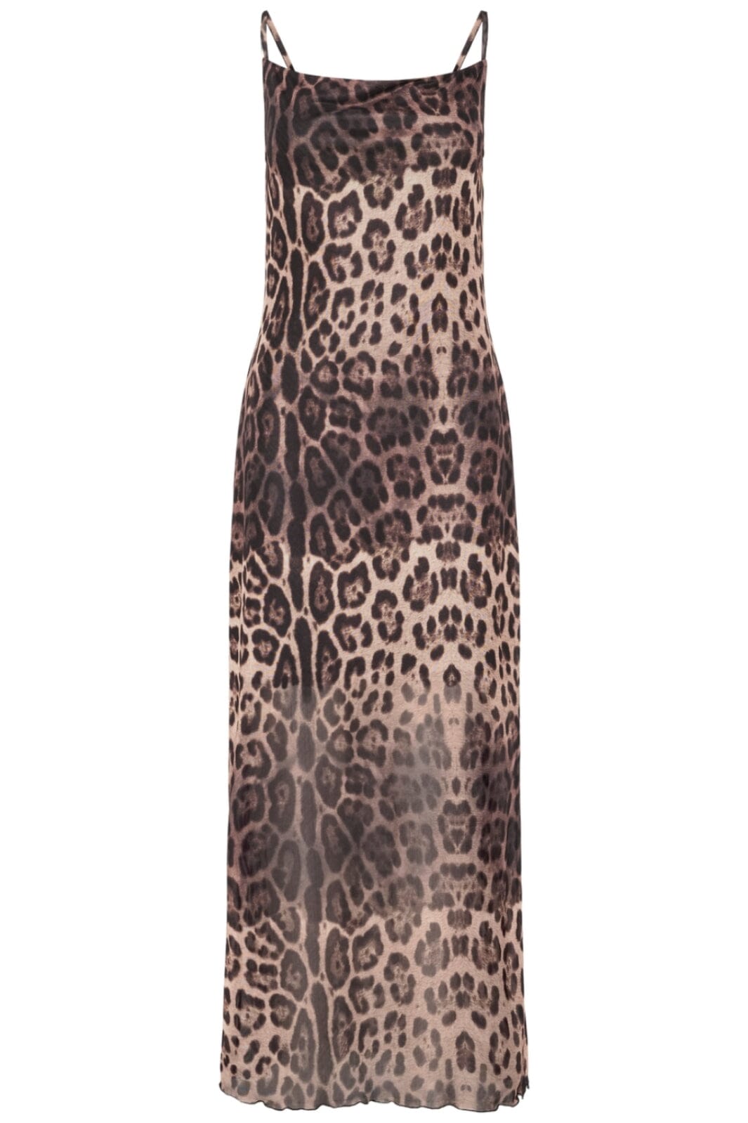 Pieces - Pcaleo Slip Ankle Dress - 4710578 Black Leo Hot på udsalg