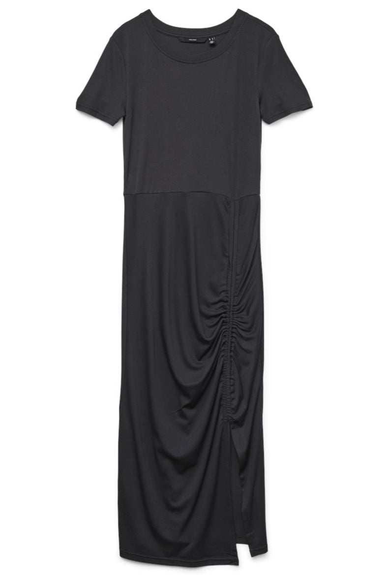 Vero Moda - Vmmedi Ss Calf Dress - 4709686 Obsidian Online nu