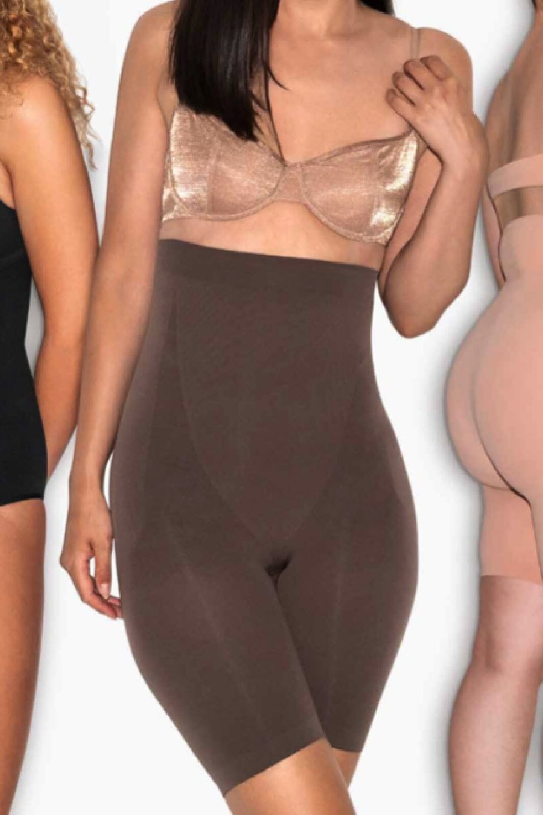 Lykkeland Ateliér - Alturra Highwaist Shaping Shorts - Chocolate Udsalg
