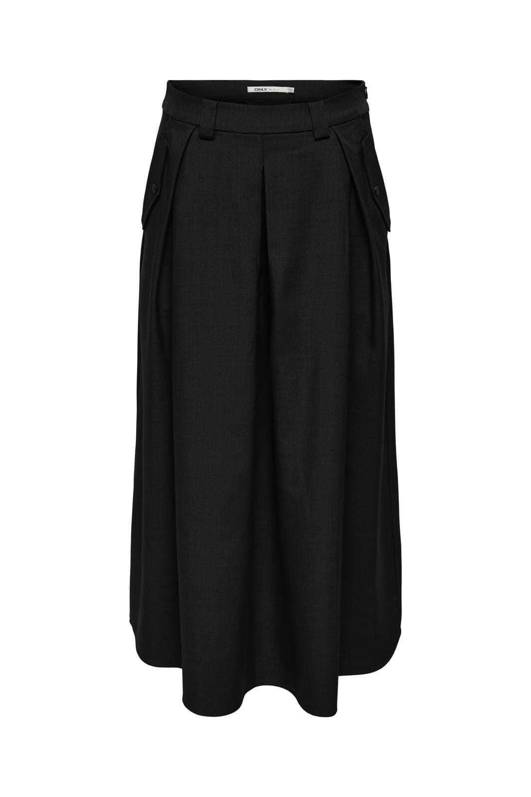 Only - Onlginny Mel Wide Long Skirt - 4676316 Black Online nu