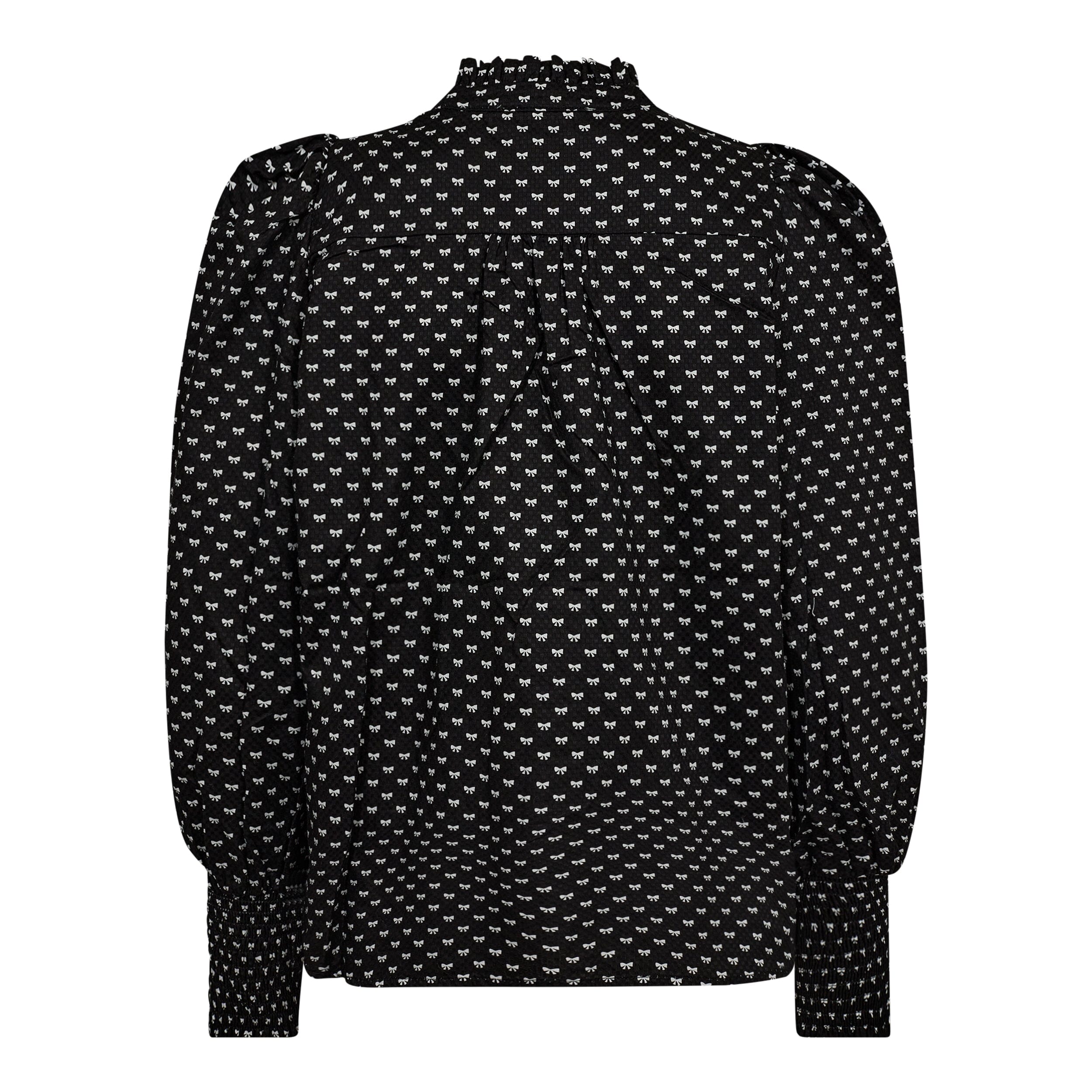 Co´couture - Ribboncc Petra V-Shirt 35729 - 96 Black
