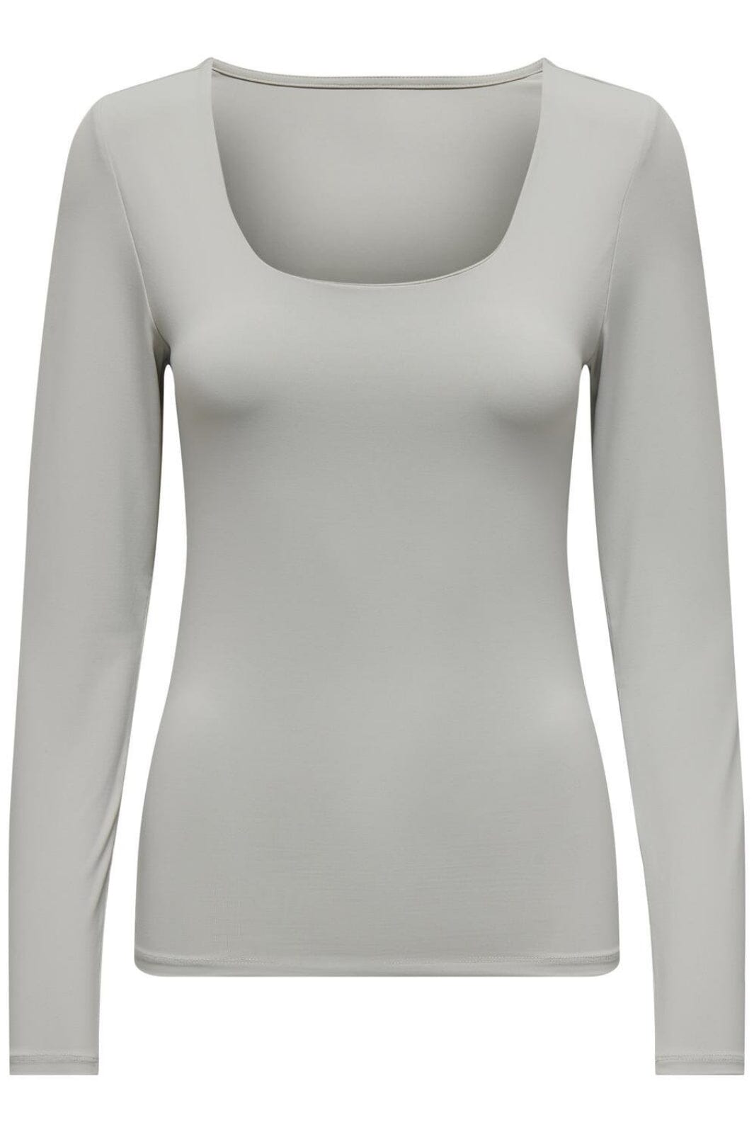 Only - Onlea L/S 2-Way Deep Neck Top - 4597725 Harbor Mist