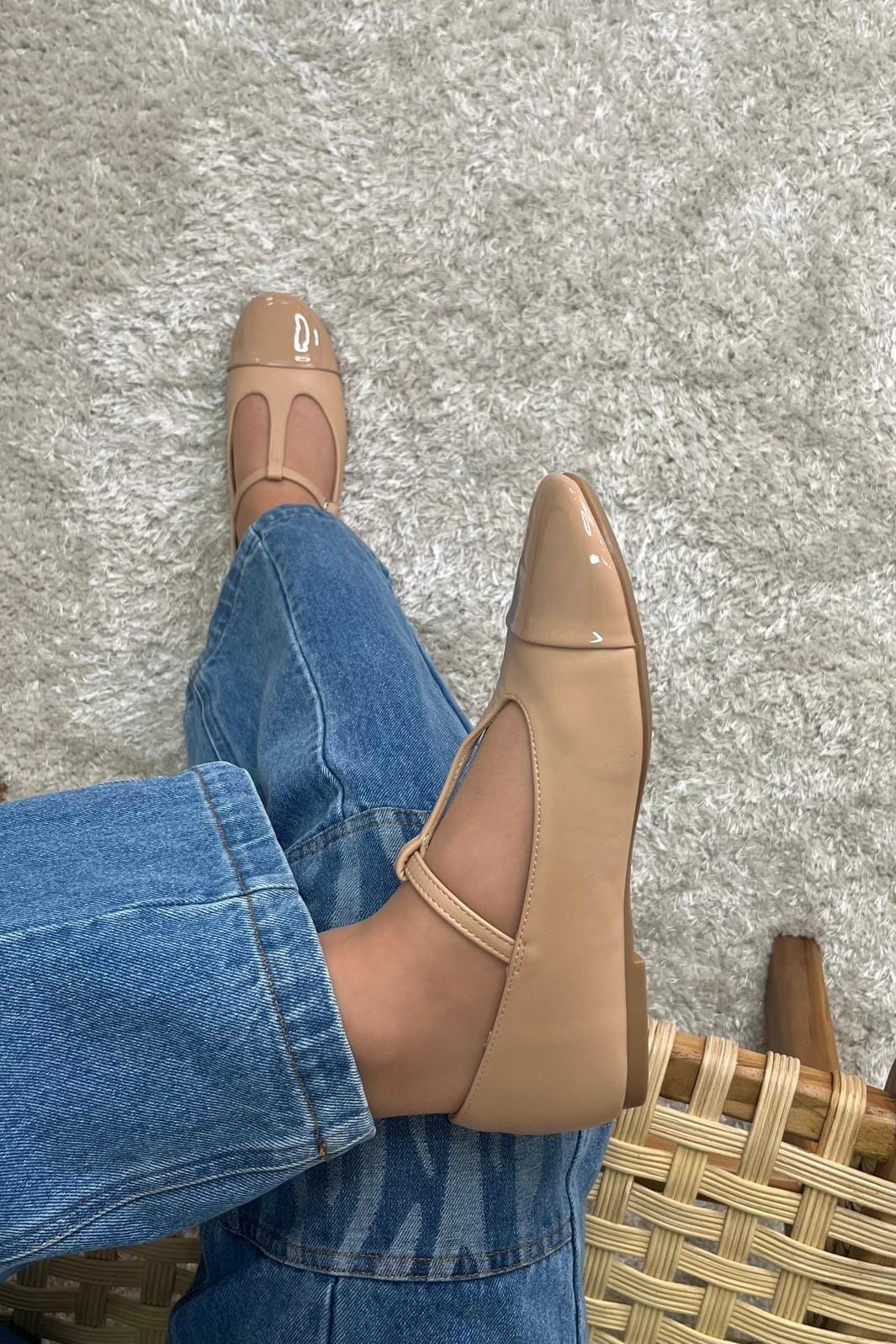 Bloom - Fleur - Beige på udsalg