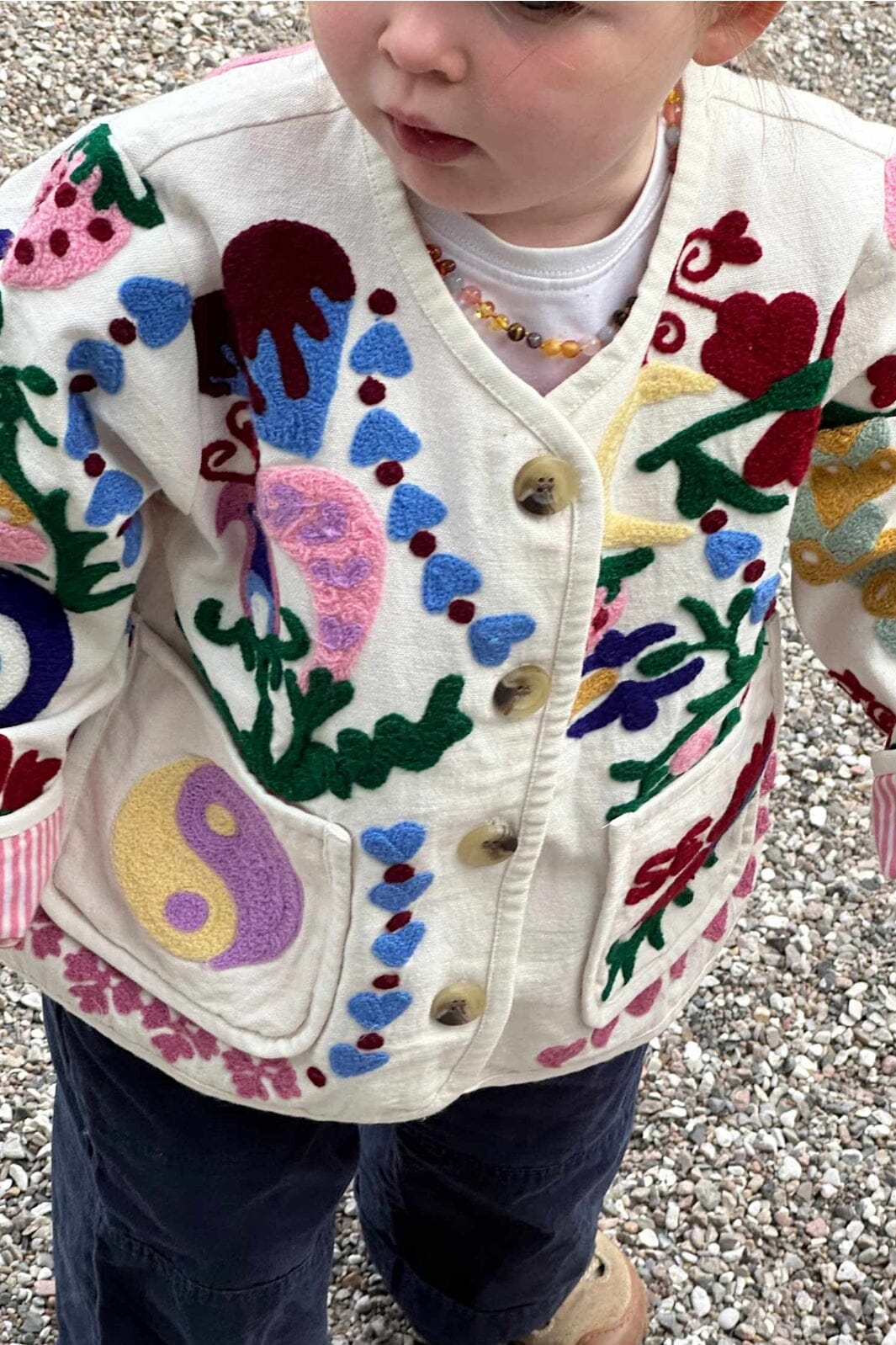 Forudbestilling - Sissel Edelbo - Maggie MINI Jacket SE 1531 - White Rose