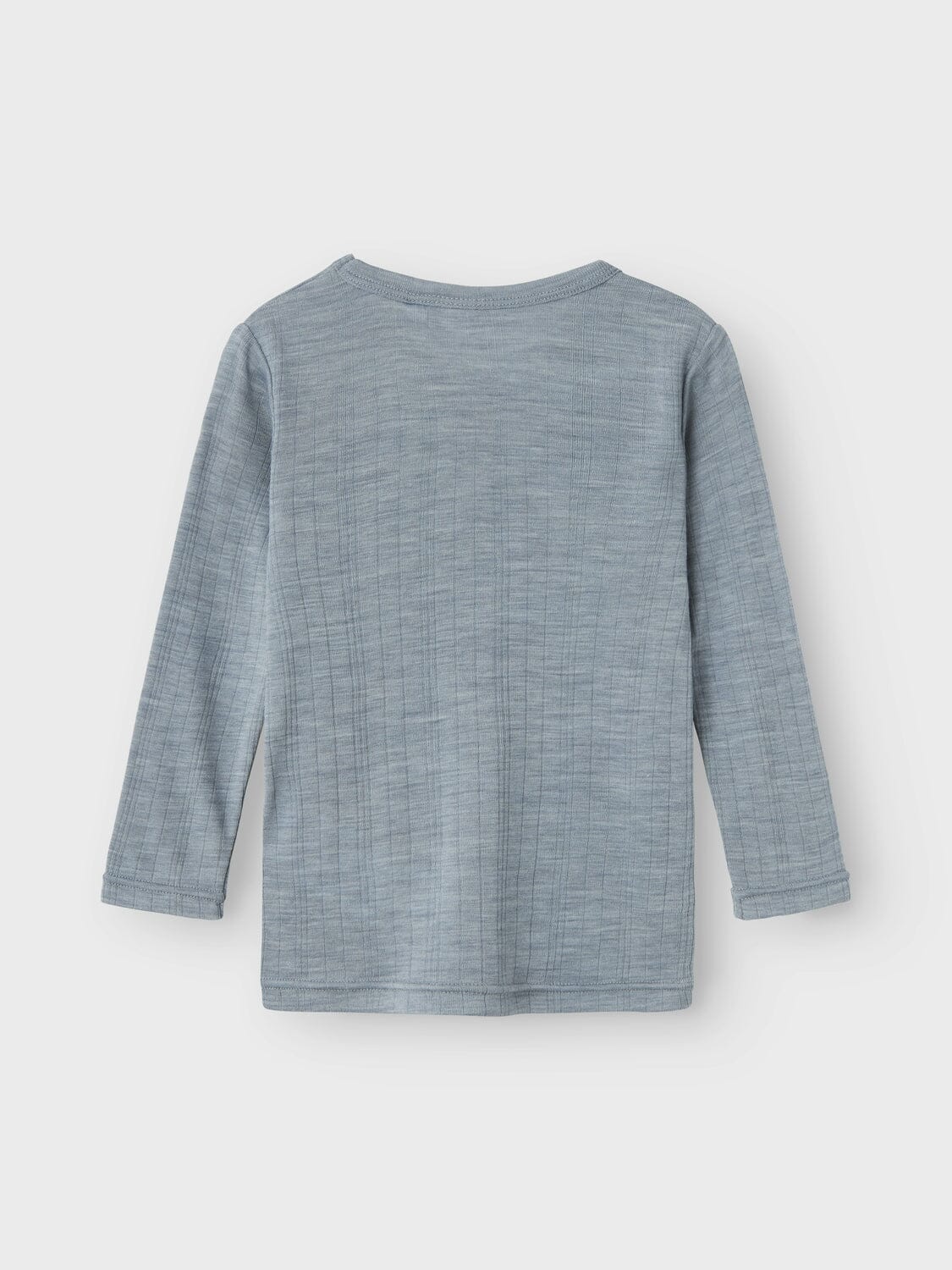 Name It - Nmmwang Wool Needle Ls Top Solid - 4563578 Tradewinds