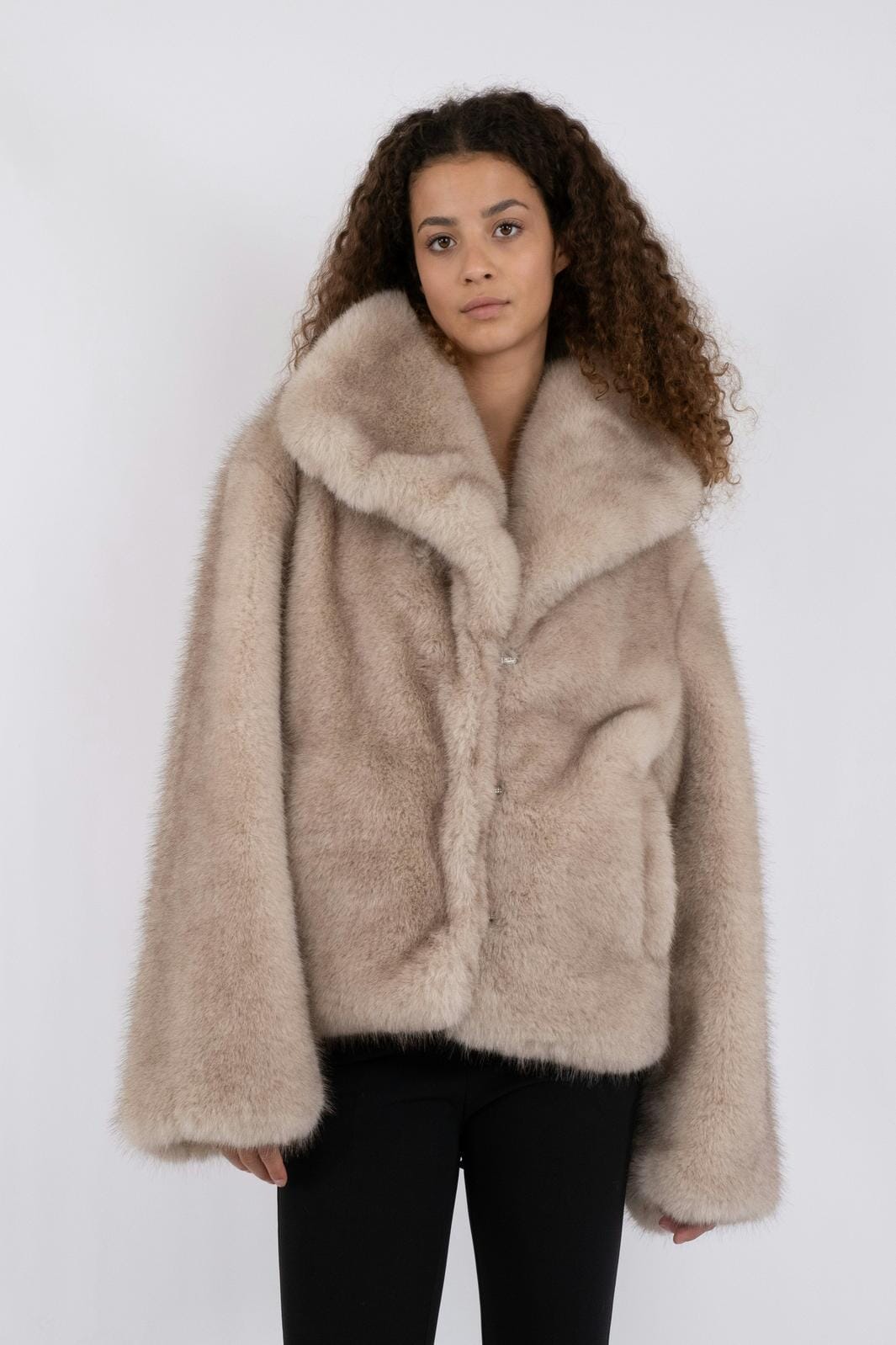 neo-noir-stephanie-faux-fur-jacket-beige_1.jpg Neo Noir - Stephanie Faux Fur Jacket - Beige