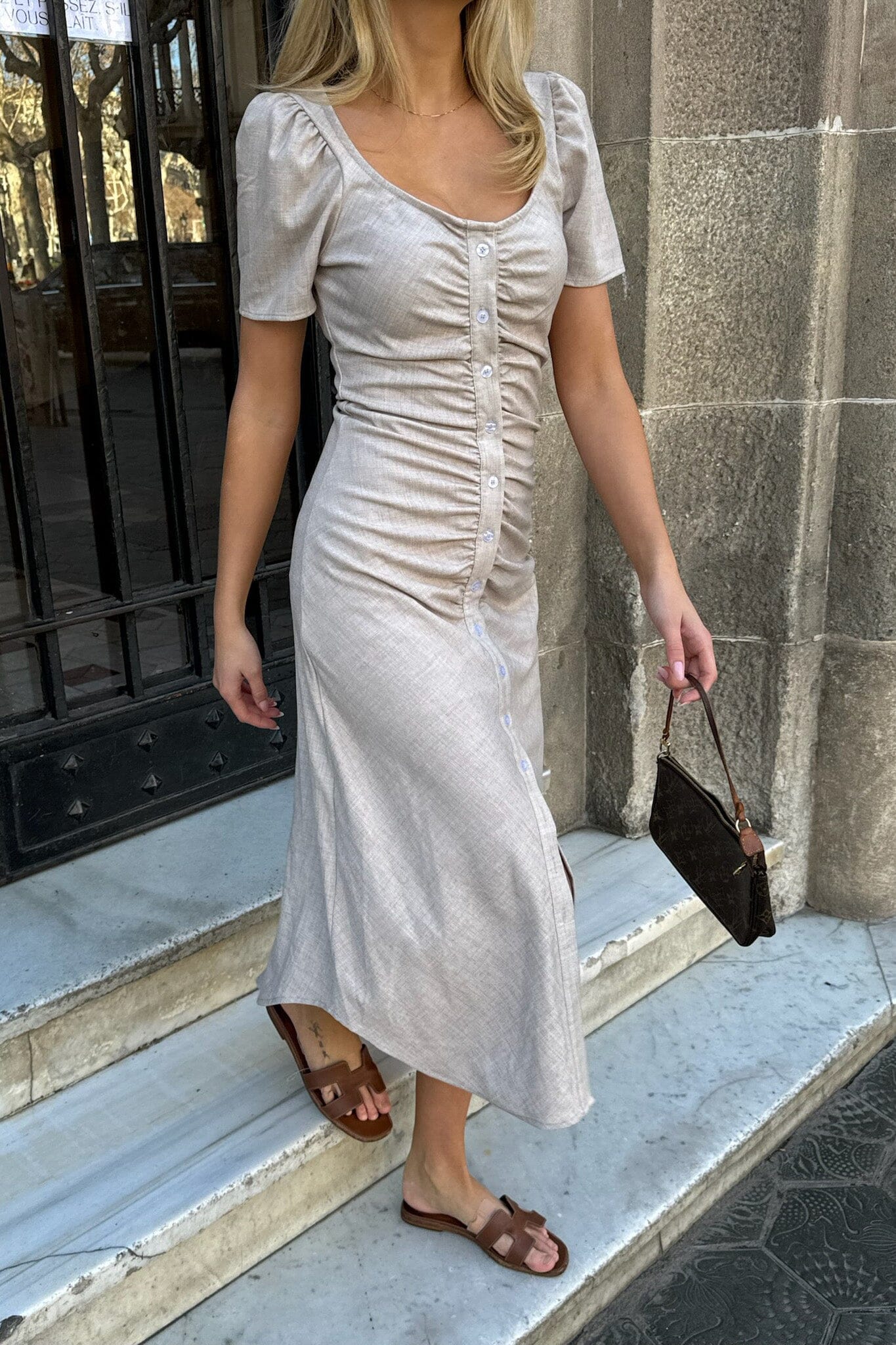 byic-merleic-long-dress-beige-beige_2.jpg BYIC - Merleic Long Dress - beige Beige