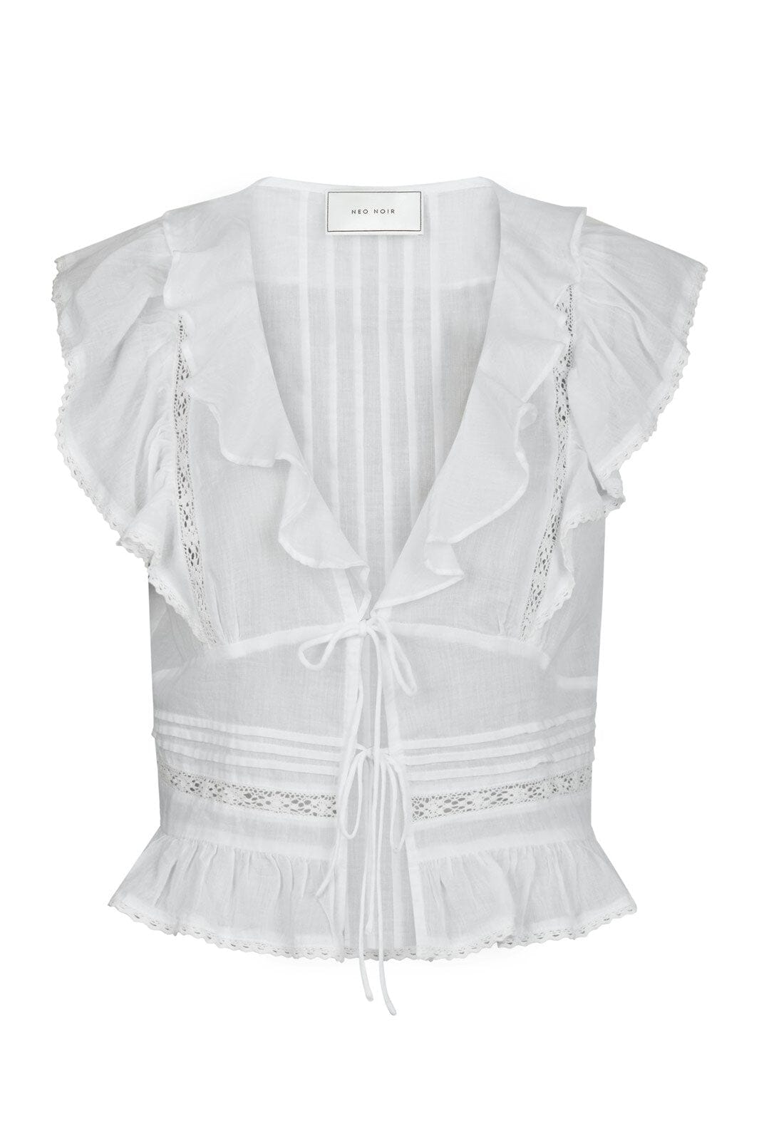 Forudbestilling - Neo Noir - Netali S Voile Top 165390 - 120 - White