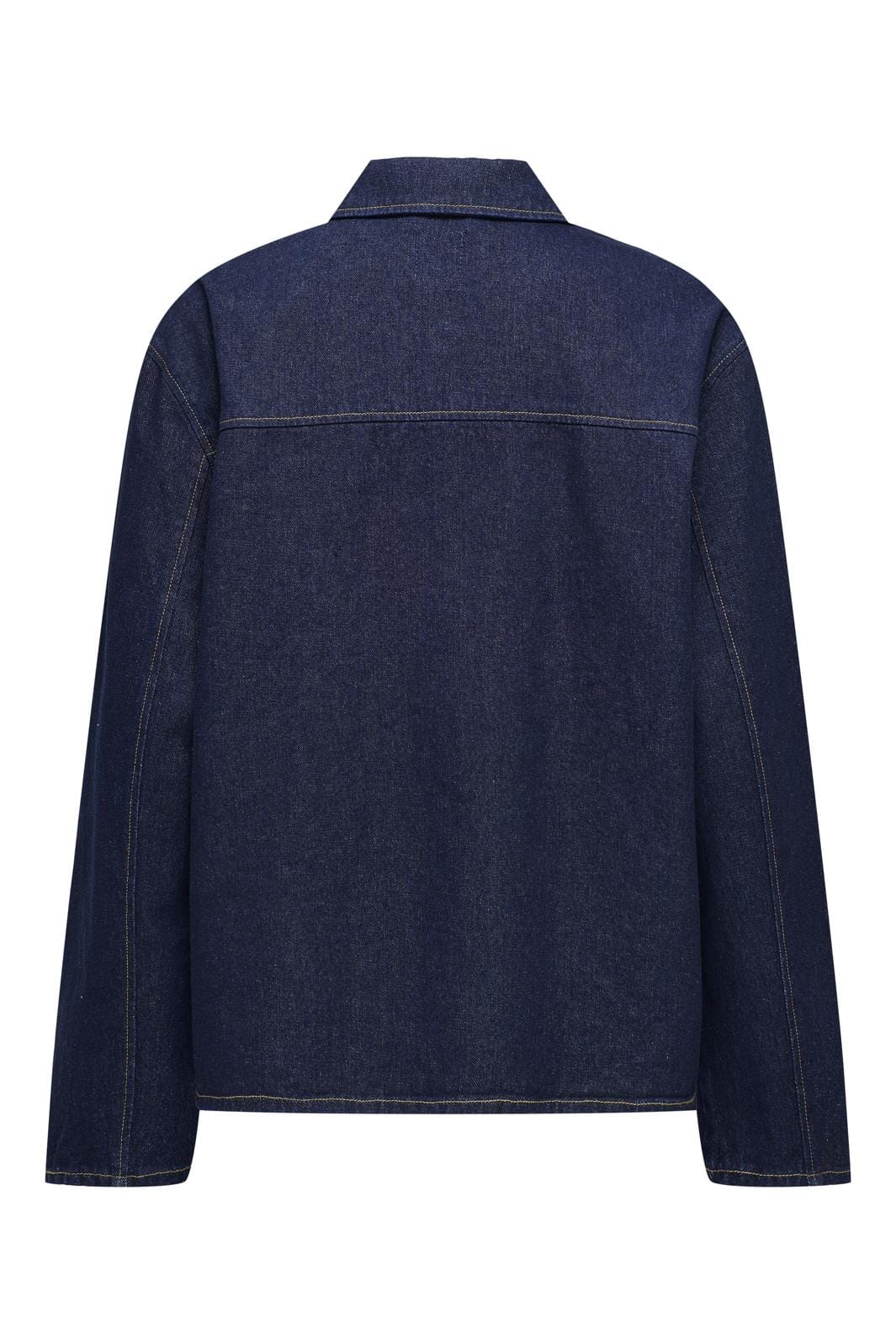 Only - Onlthille L/S Tie Jacket Gua - 4740245 Dark Blue Denim Rinse Online