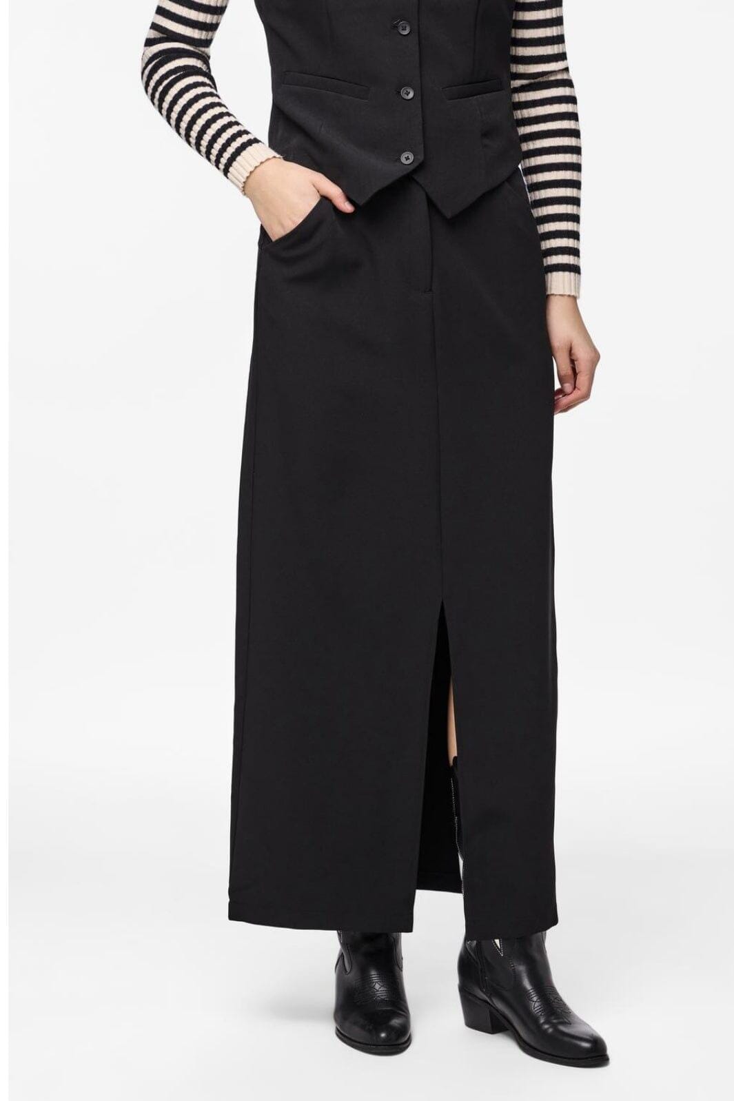 Pieces - Pcbozzy Ankle Skirt - 4563742 Black