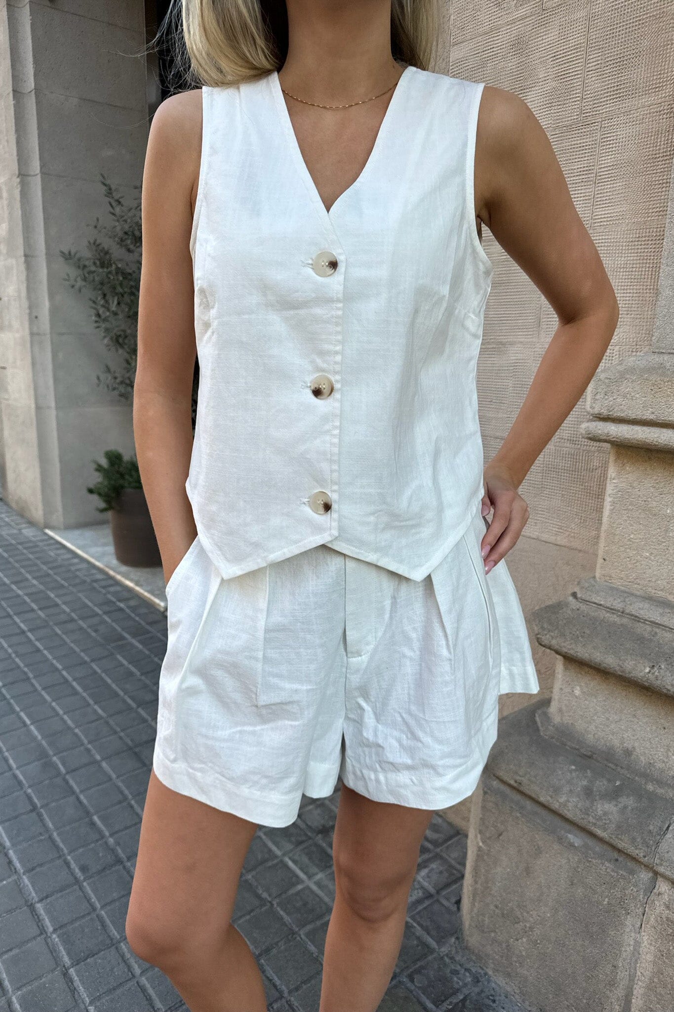 BYIC - Albaic Shorts - white White
