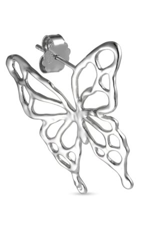 Jane Kønig - Butterfly Earring - Forsølvet Udsalg