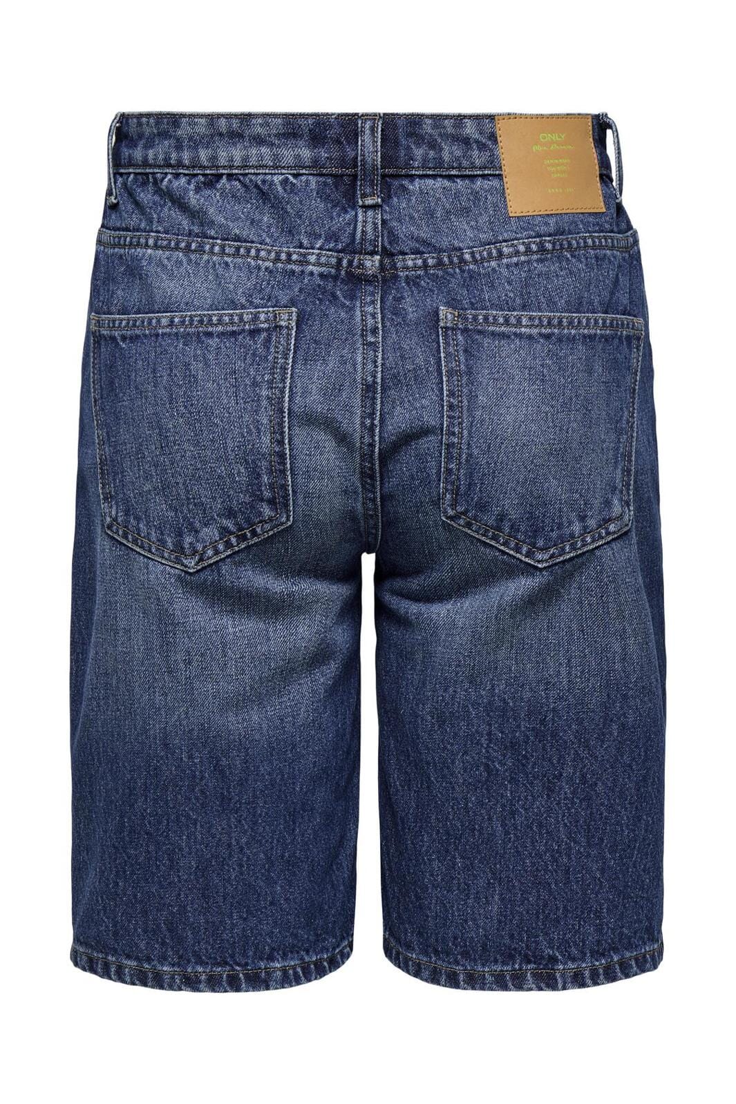 Only - Onlsonny Wide Shorts 15256709 - 4766398 - Dark Blue Denim Rabat