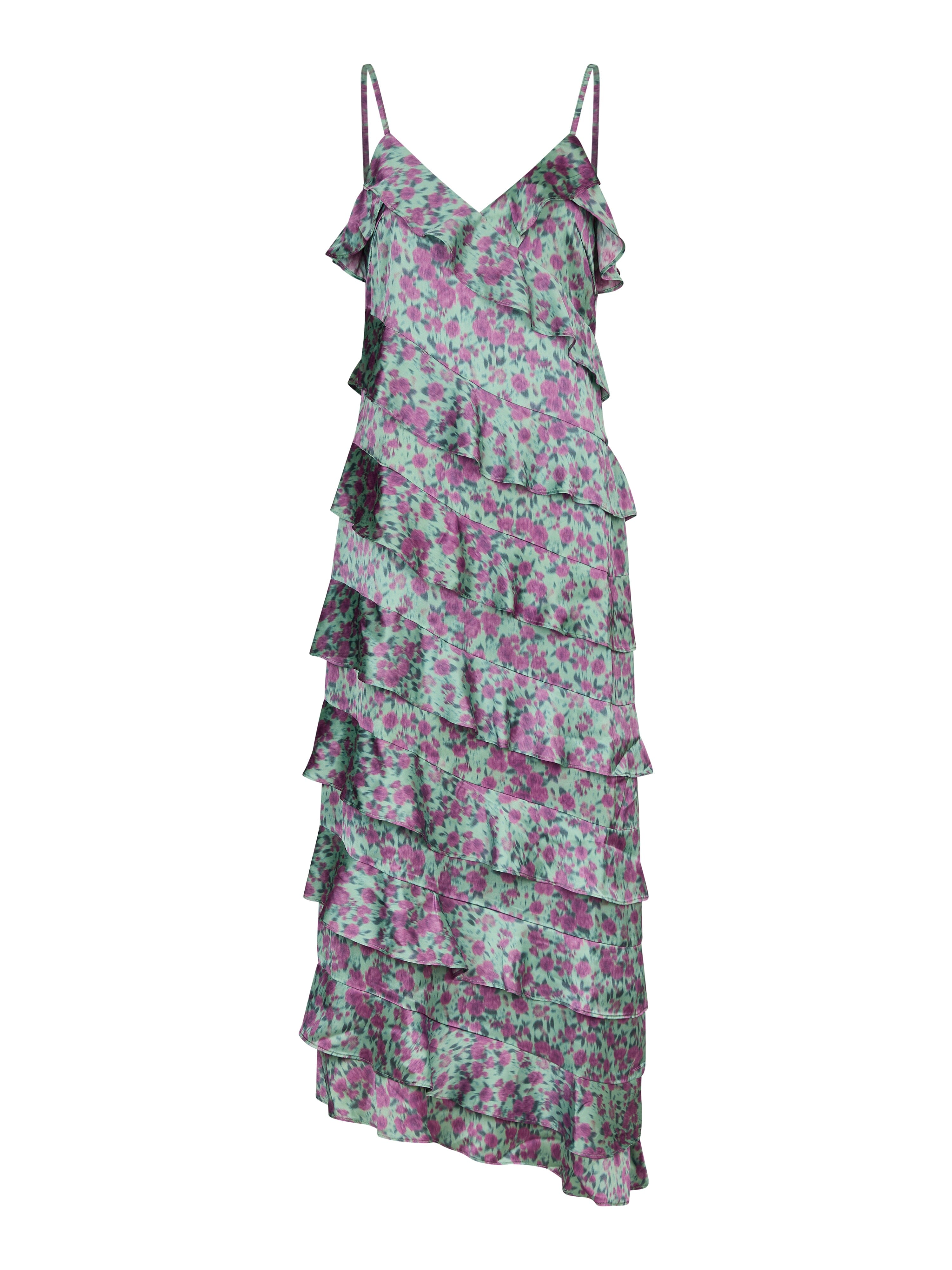 valentin-studio-ruffle-wild-garden-dress-165477-146-turquoise_1.jpg Valentin Studio - Ruffle Wild Garden Dress 165477 - 146 - Turquoise
