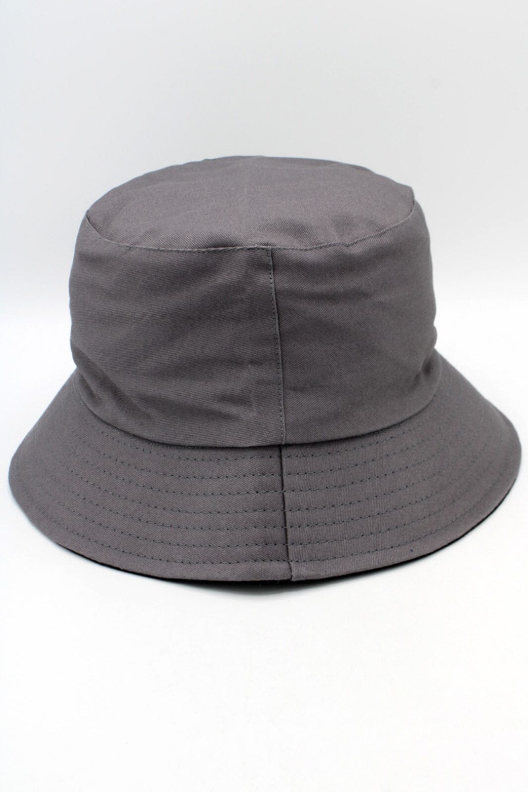 Anobel Copenhagen - Reversible Two-Tone Cotton Bucket Hat New 12577 - Dark Gray