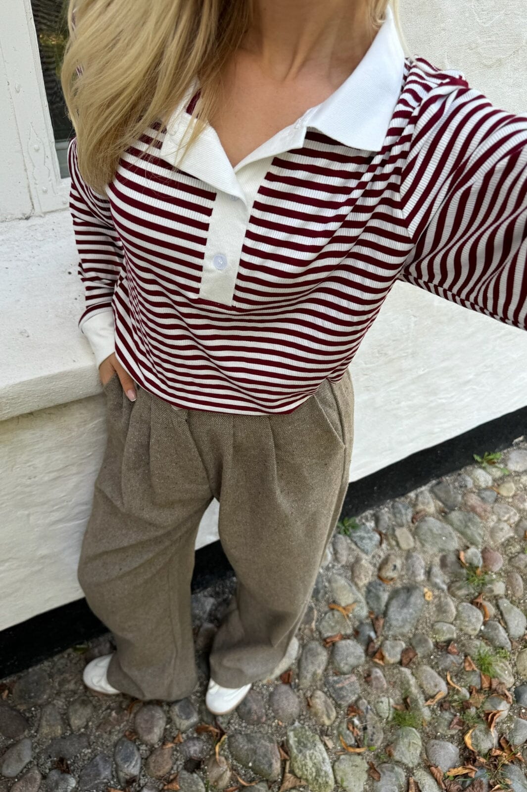 BYIC - Carlyic Polo A23708 - bs Bordeaux Stripes