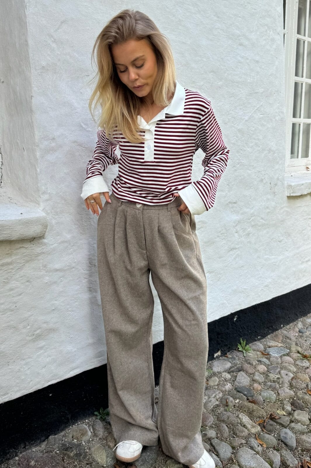 BYIC - Carlyic Polo A23708 - bs Bordeaux Stripes