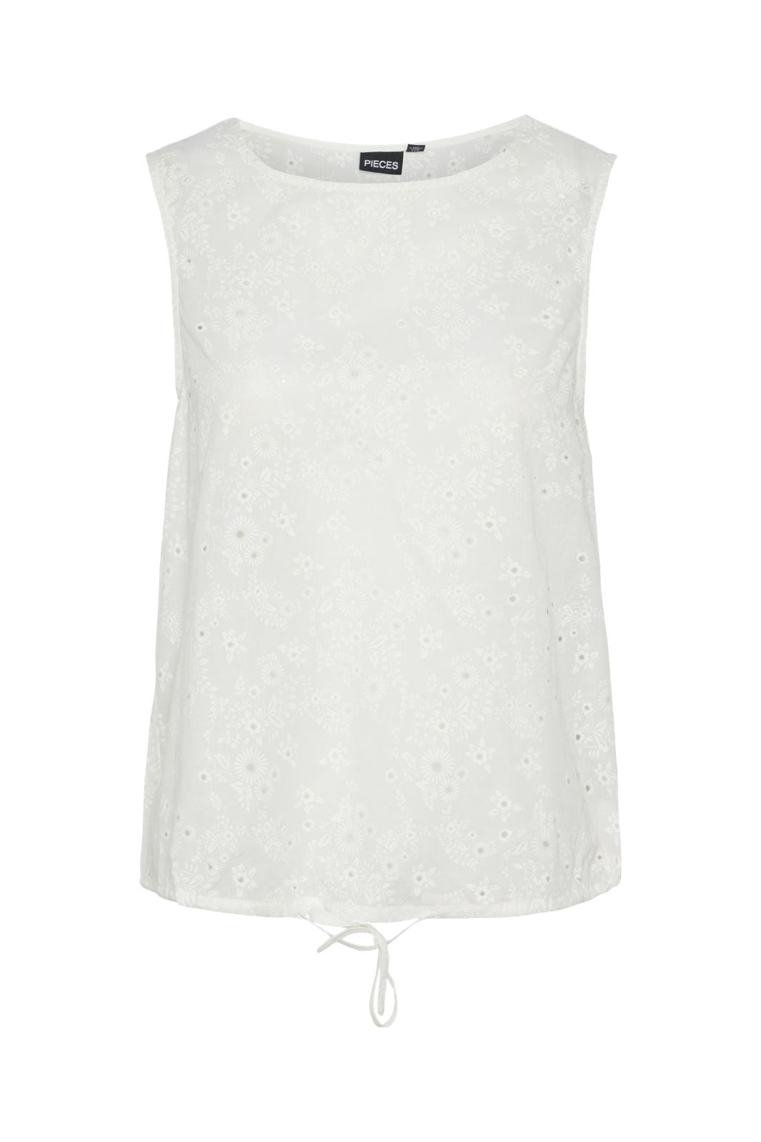 Pieces - Pckacey Sl Top - 4507373 Cloud Dancer 1