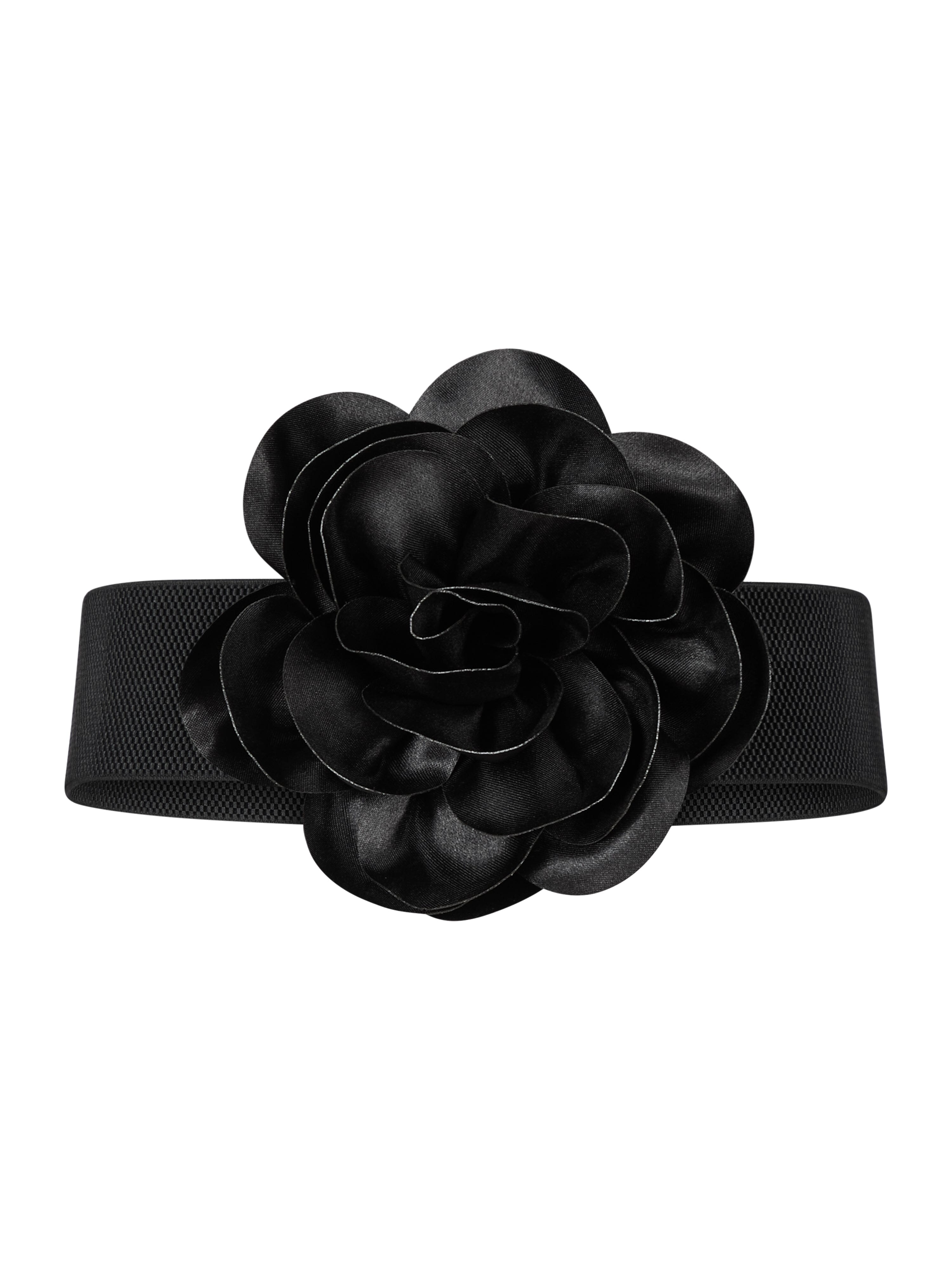 Valentin Studio - Rose Belt - 100 Black