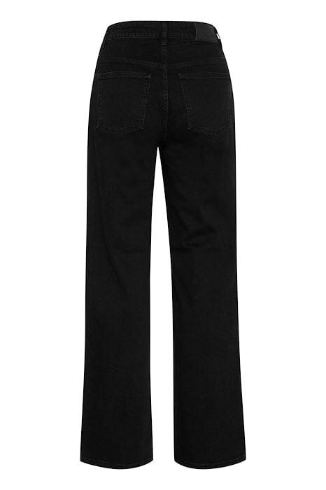 Gestuz - Zolinagz Wide Jeans 10909859 - 100617 - Washed Dark Black