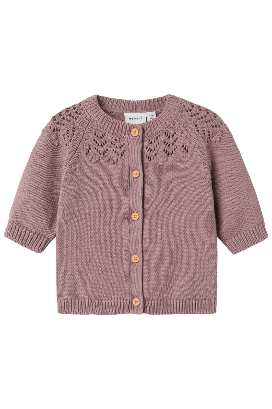 Name It - Nbfbimolly Ls Knit Card - 4722428 Elderberry Online nu