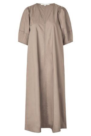Second Female - Larkini New Maxi Dress 59633 - Fossil 6140