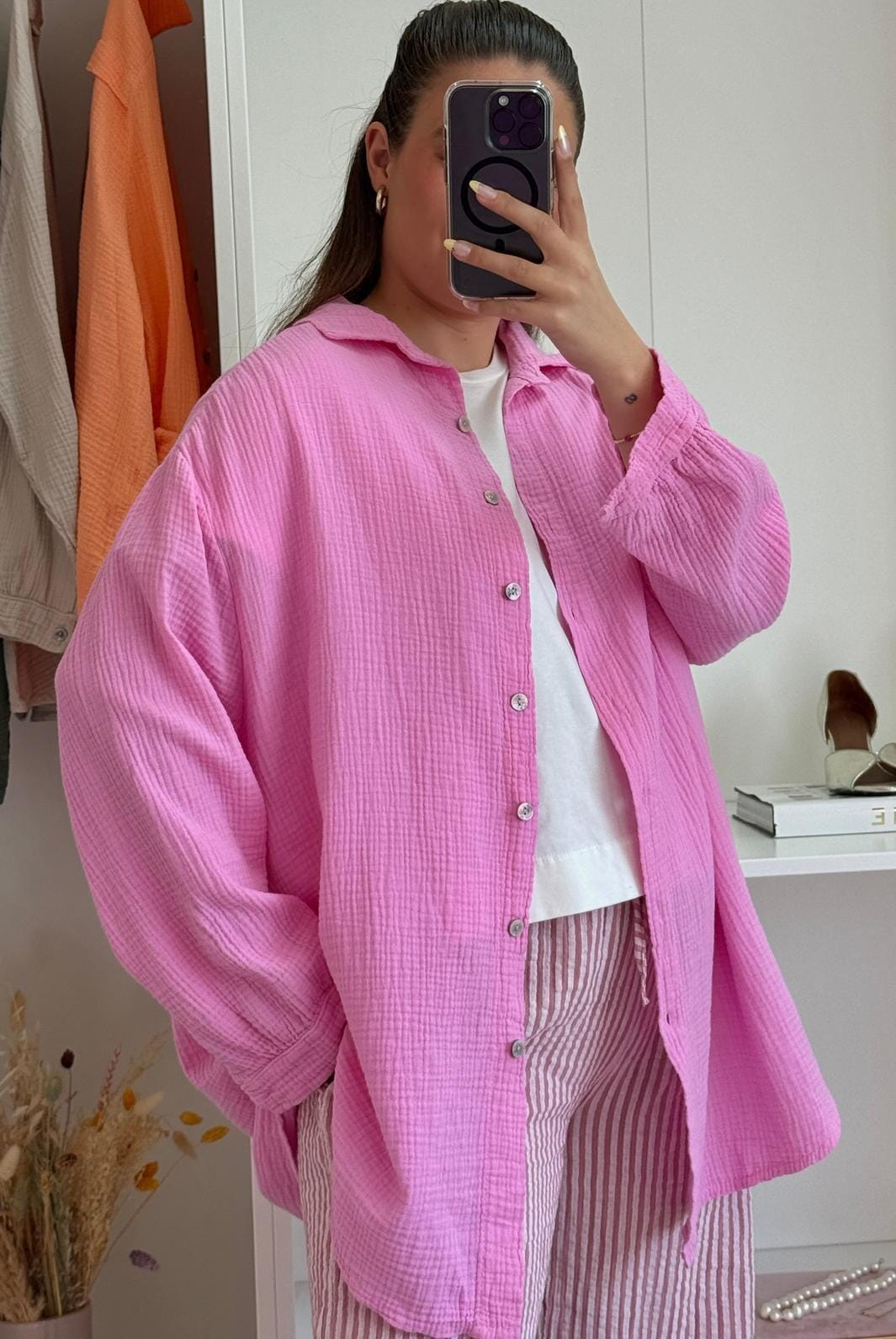 A-bee - Runa Shirt - Pink