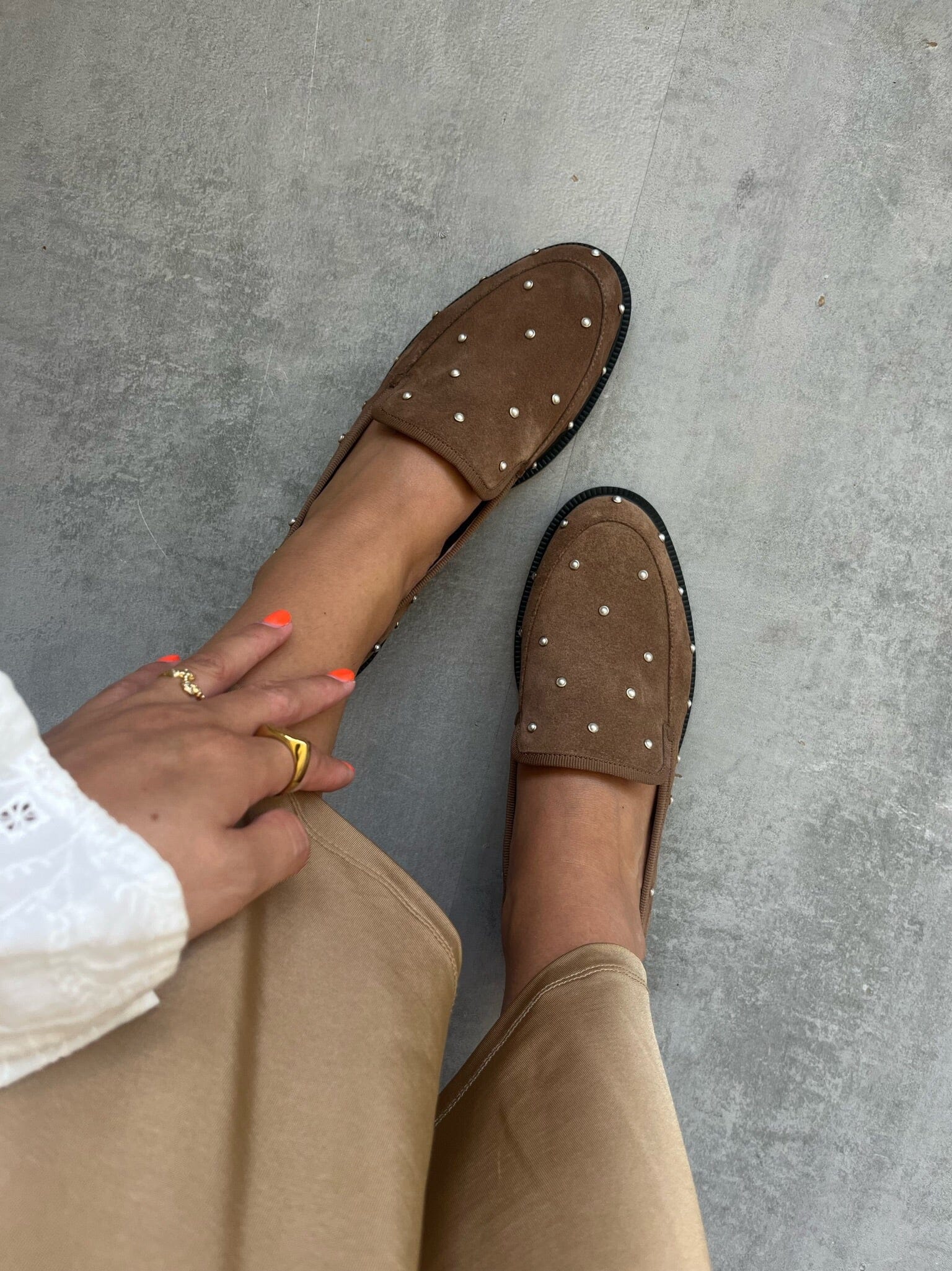 Copenhagen Shoes - Pearl Lovers Suede - 0133 Cappuccino