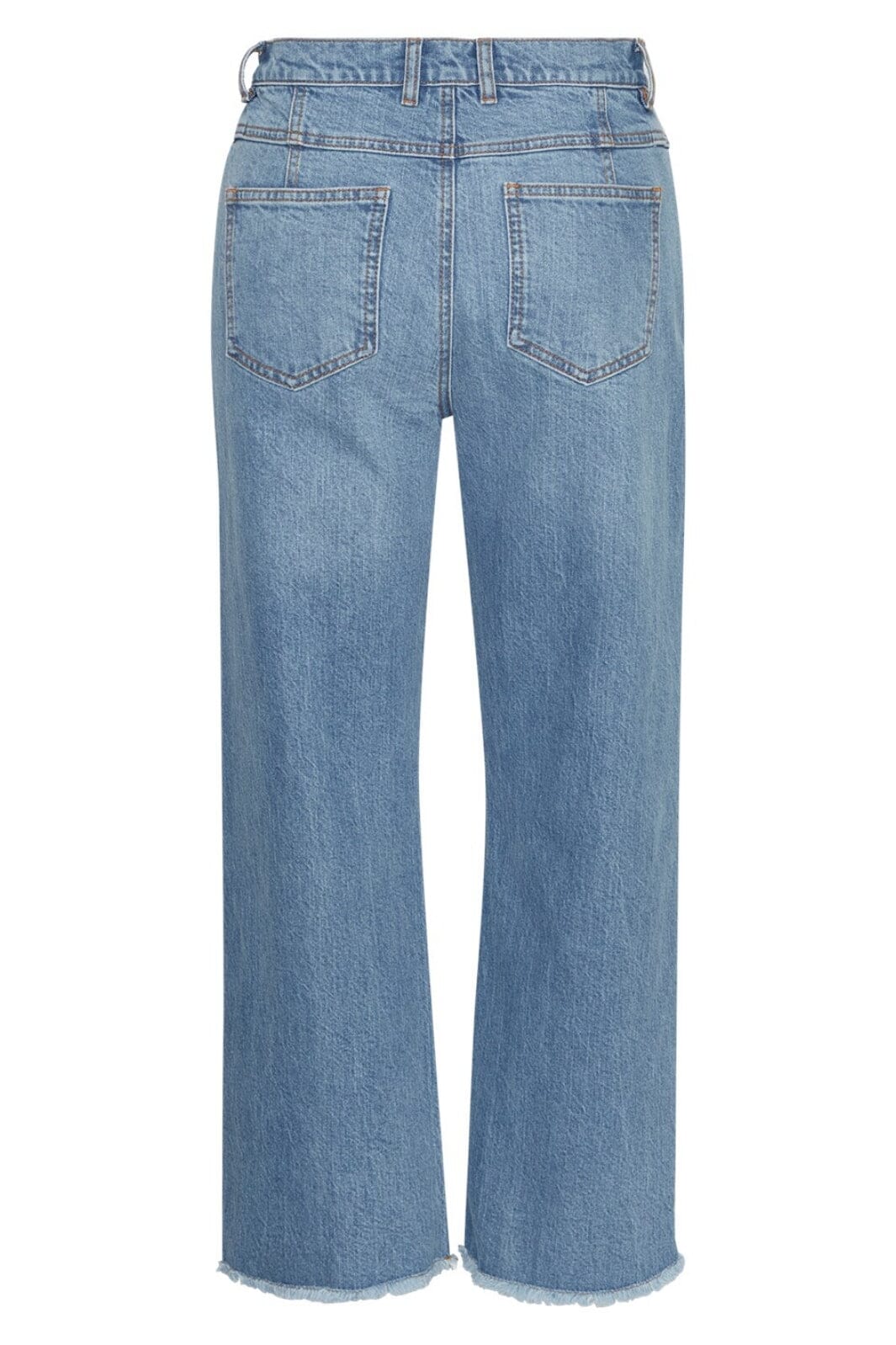 Moss Copenhagen - Mscheli Ada Straight Ankle Jeans - Mid Blue Wash Udsalg