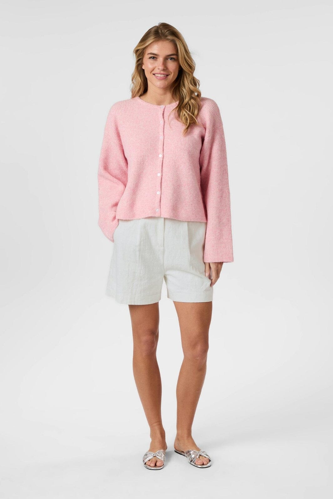 neo-noir-vilja-knit-cardigan-164491-170-pink_2.jpg Neo Noir - Vilja Knit Cardigan 164491 - 170 - Pink