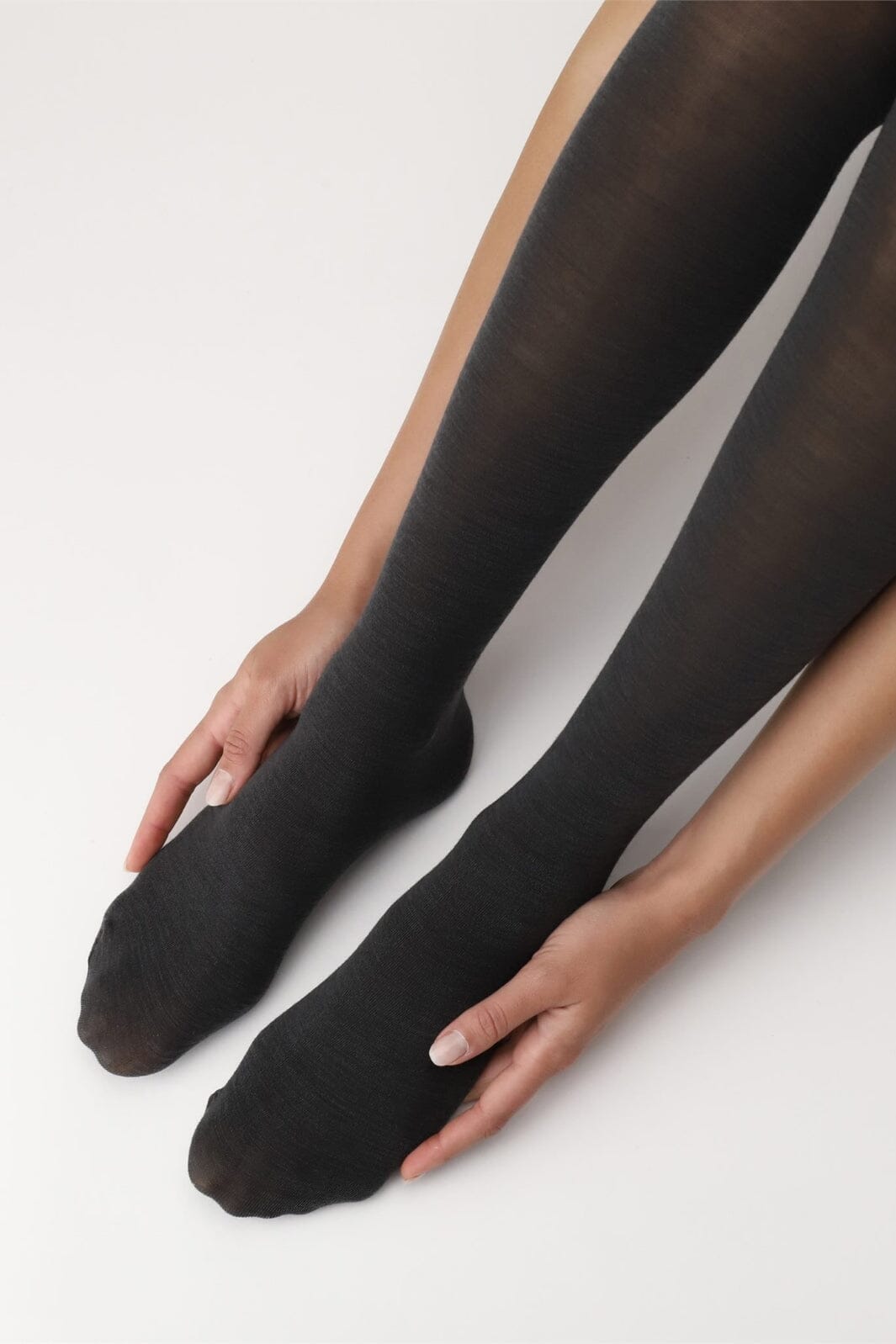 Oroblu - Nives Fine Wool Tights - Grey 8