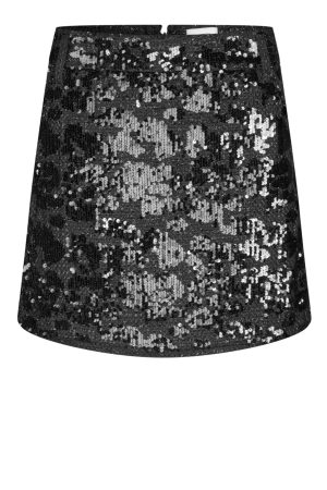 Second Female - Flakes Skirt 59088 - 8001 Black