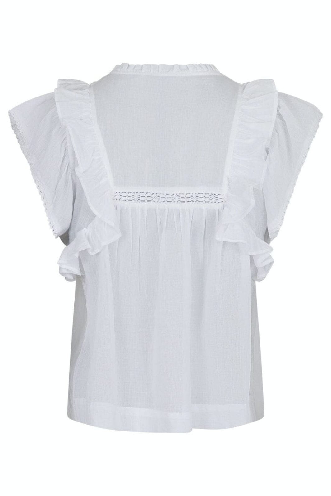 Forudbestilling - Neo Noir - Jayla S Voile Top - White