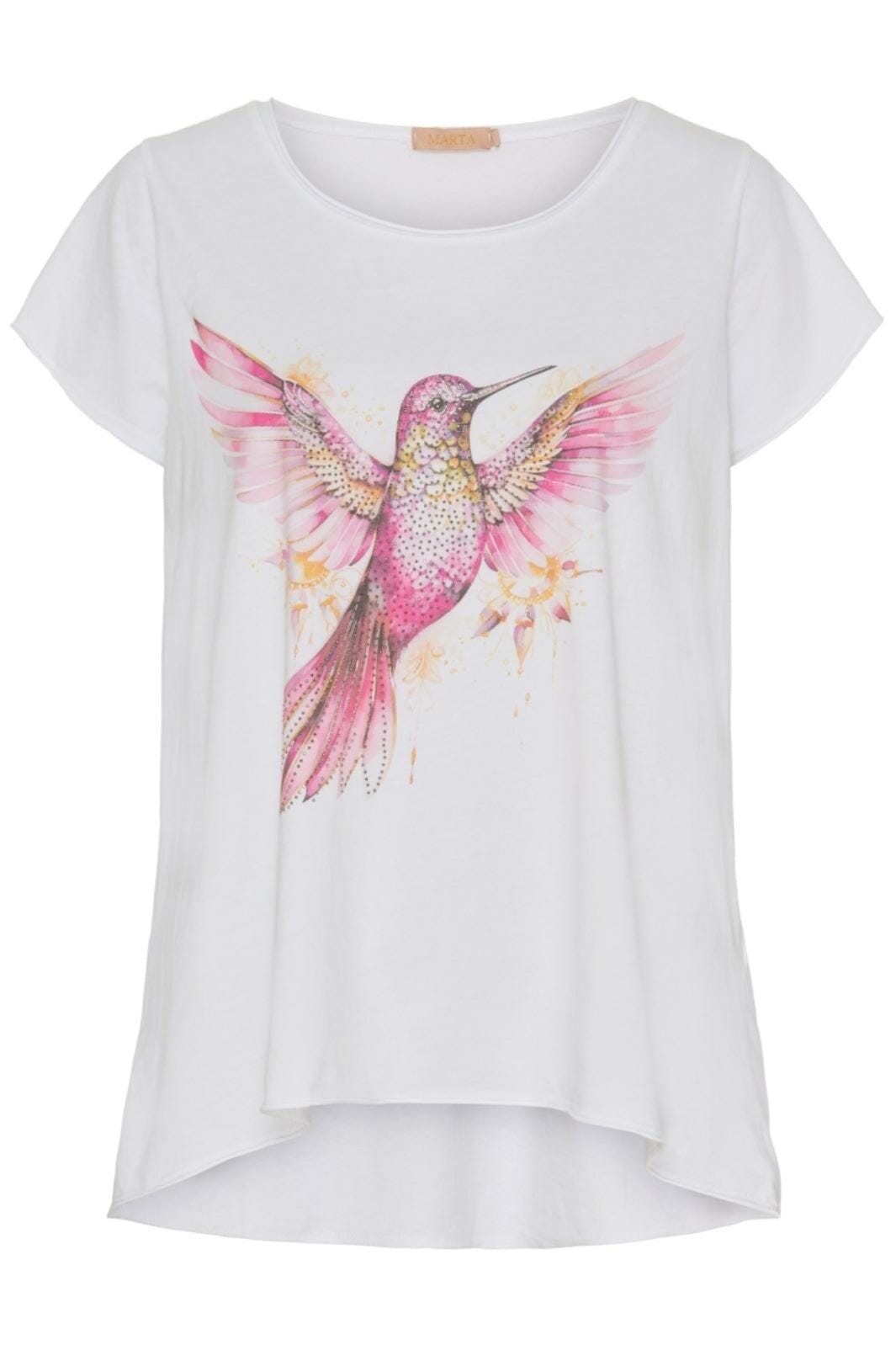 Marta Du Chateau - Mdcmarie T-Shirt - Pink Bird