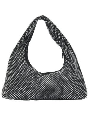 Only - Onlviolet Glitter Shoulder Bag Acc 15330109 - 4660652 - Black Clear Stones