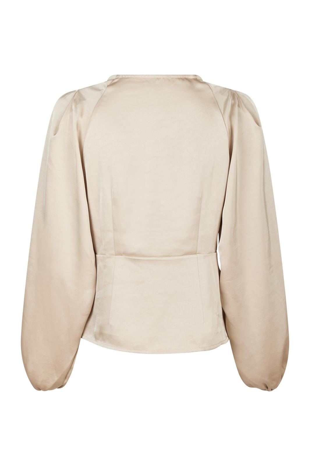 Forudbestilling - Neo Noir - Istana Heavy Sateen Blouse 163767 - Champagne