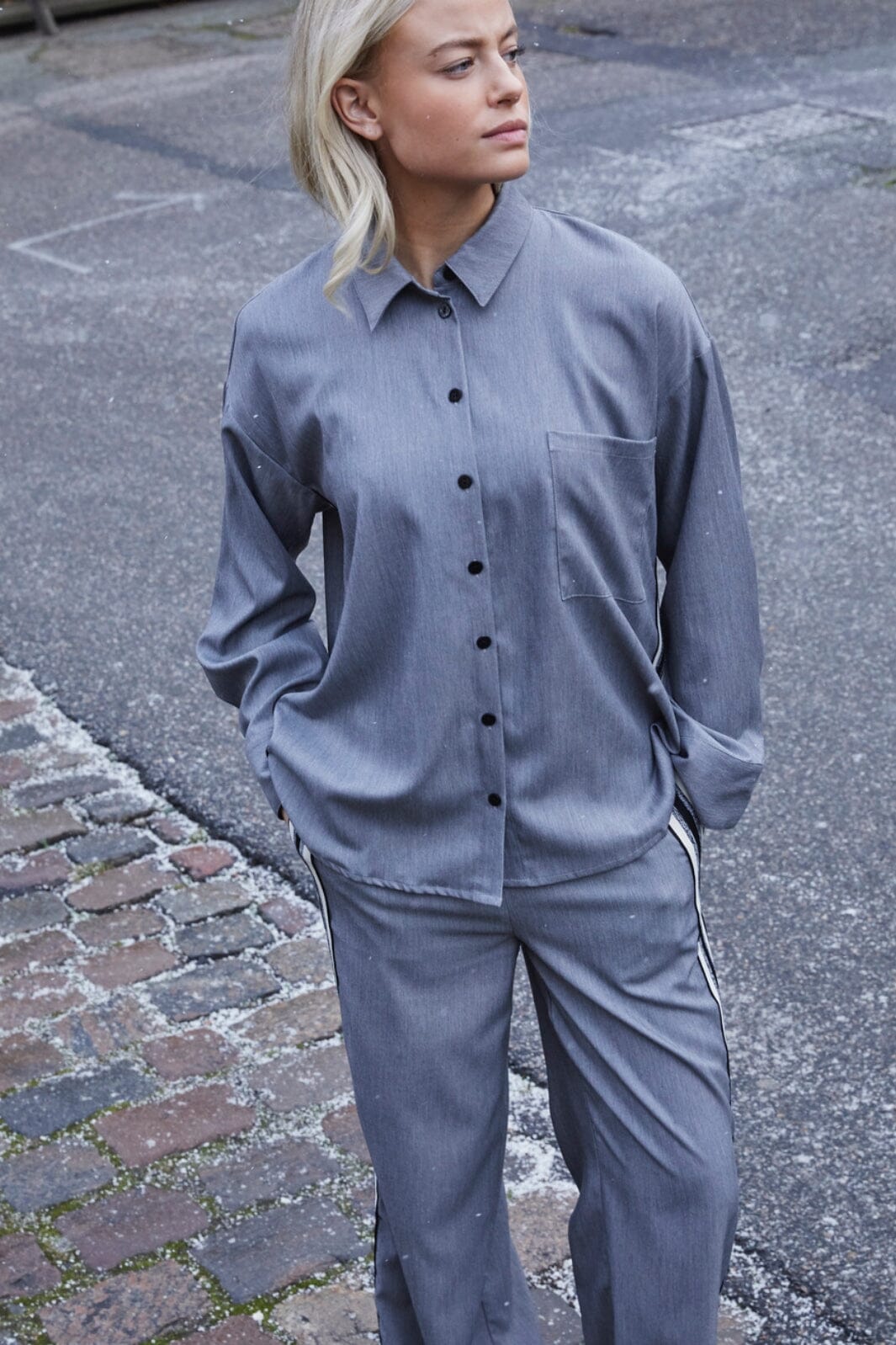 Love & Divine - Love1024-36 18201 - 830 - Grey Mel/Stripe