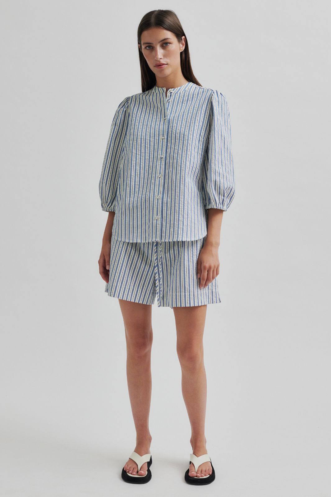 Forudbestilling - Second Female - Serifa Shorts 59638 - Cornflower Blue 5087