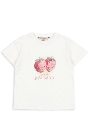 Konges Sløjd - Era Tee Ocs Ks103194 - Off White/jam