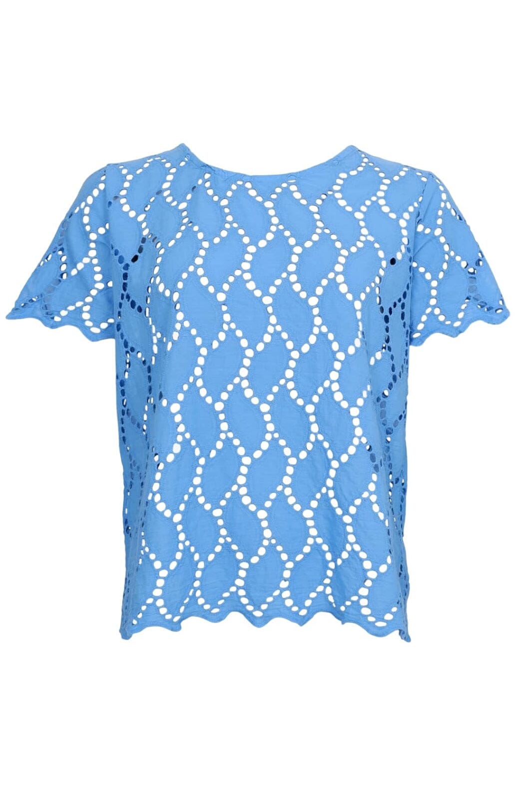 Black Colour - Bcfreya Ss Tee Blouse 40864 - Ocean Blue