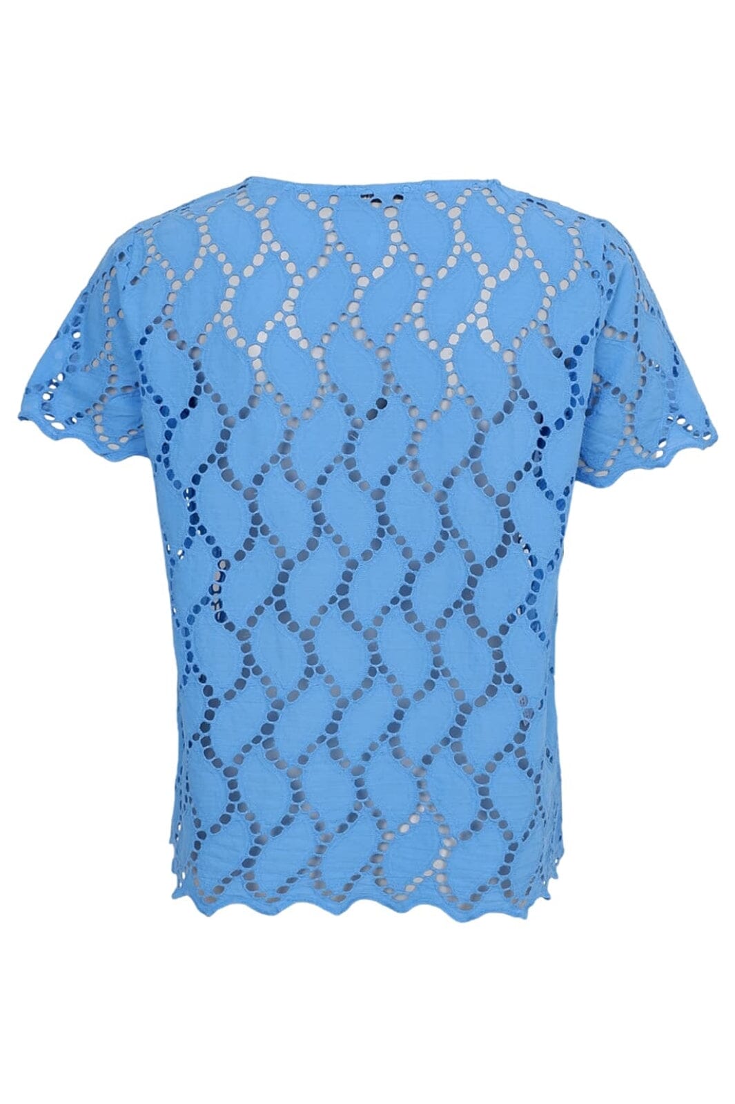 Black Colour - Bcfreya Ss Tee Blouse 40864 - Ocean Blue