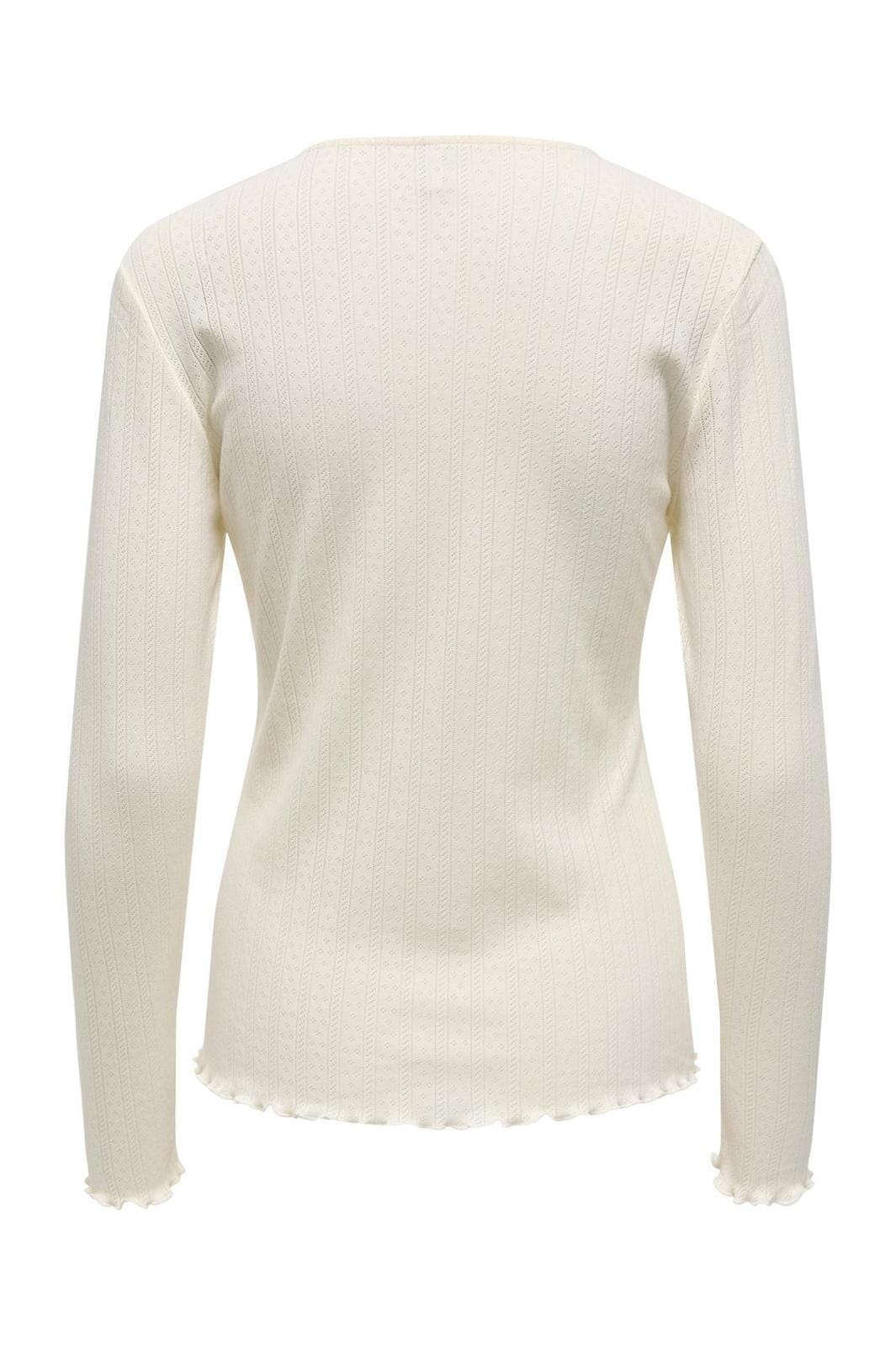 Only - Onlbella L/S Top - 4755247 Cloud Dancer Online nu