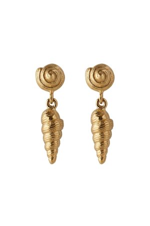 Pernille Corydon Jewellery - Cocoon Earrings - Golden